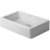 Image de Duravit Vero Lavabo à poser fermé, sans trop-plein, 60x38 cm, blanc