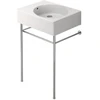 Image de Duravit Scola lavabo universel 61,5x46 cm, avec trop-plein, gauche, blanc