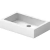 Image de Vasque à poser Duravit Vero 60cm, blanc, sans trop-plein, 04556000001, Couleur: blanc