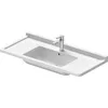 Image de Duravit starck 3 lavabo   Meuble 105 cm C00 starck3 Blanc