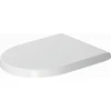 Image de Duravit Abattant WC Starck 3 sans abaissement, charnières inox, blanc