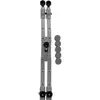 Image de Duravit Pied de receveur de douche 70x70cm, gris, réglable 10-18,5cm