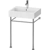Image de Duravit Console métallique Vero pour 045360/460, réglable en Hauteur, chromé - 0030631000