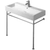 Image de Duravit Console métallique Vero pour 045410, réglable en Hauteur, chromé - 0030671000