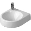 Image de Duravit Lavabo mural Architec 36x38 cm, DL droite, sans trop-plein, avec trop-plein, blanc