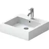 Image de Duravit Meuble vasque Vero 50x47 cm, blanc, fermé, avec trou robinet, trop-plein, trou siphon