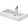 Image de Duravit Meuble lavabo Vero 80x47 cm, blanc, fermé, avec trou robinet, trop-plein, trou bonde