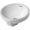 Image de Duravit Architec Lavabo encastrable avec trop-plein 325 c00 architec blanc