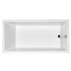 Image de Duravit starck   Baignoire à encastrer 1 inclus dorsale starckx Blanc