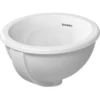Image de Duravit Lavabo encastré Architec Bali L 33,5 cm, EB v ob, sans HL et HLB, avec trop-plein, blanc