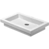 Image de Duravit Lavabo à poser 2nd floor 58x41,5 cm, fermé, sans trop-plein, blanc