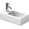 Image de Duravit Vero Lavabo mural 25x45 cm, avec trop-plein, trou robinet, blanc