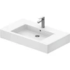 Image de Duravit Meuble vasque Vero avec trou robinetterie, 85x49 cm, blanc