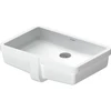 Image de Duravit Lavabo encastré Vero 48,5x31,5 cm, EB dessous, sans trou robinet, avec trop-plein, blanc