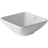Image de Duravit Bacino lavabo à poser, sans trou pour robinetterie, avec trop-plein, 420 mm, sans plage de robinetterie, 033342, Couleur: Blanc brillant