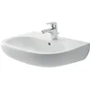 Image de Duravit Waschbecken D Code Breite 65cm 1 Hahnloch, weiß, 2310650000