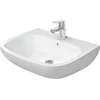 Image de Duravit Lavabo D-Code 65x50 cm, avec trop-plein, plan de robinetterie, blanc