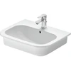 Image de Duravit Meuble-lavabo encastré D-Code 54,5x43,5 cm, EB v o, m HL, Ü, HL, blanc