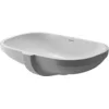 Image de Duravit D-Code   Lavabo encastrable d-code 490 mm sans banc, robinetterie blanche