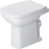 Image de Duravit D-Code WC sur pied Compact, chasse d'eau plate, 350x480x385mm, 2109090000, Couleur: Blanc brillant