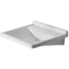 Image de Duravit Lavabo Starck 3 Vital Med 60x54,5cm, blanc, mitigeur, sans trop-plein, avec vidage