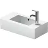 Image de Duravit Meuble lavabo main Vero 50x25 cm, avec trop-plein, HLP, HLP droite, blanc