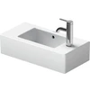 Image de Duravit Meuble lavabo à main Vero 50x25cm, avec trop-plein, HLP, perçage robinet à gauche, blanc