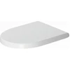 Image de Duravit Abattant WC Starck 3 avec frein de chute, amovible, charnière ES, blanc