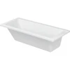 Image de Duravit Baignoire rectangulaire D-Code 160x70x42 cm, vidage au pied, 1 trop-plein, blanc