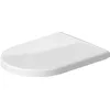 Image de Duravit Starck 3 0067710000 Siège de Toilette Soft Close Charnières en Acier Inoxydable pour 210409 Blanc
