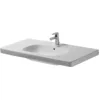 Image de Duravit 03421000002 Lavabo à poser Rectangulaire Céramique - Lavabo à poser Rectangulaire Céramique - Lavabo à poser Rectangulaire Vitrocéramique, Blanc, 1 bols, 1050 mm