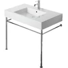 Image de Duravit Console métallique Vero f MWT 032912, hauteur ajustable +6,5 cm, chrome