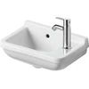 Image de Duravit Lavabo mural Starck 3 40x26cm, EV droite, avec trop-plein, trou robinet, blanc