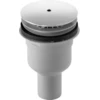 Image de Duravit PuraVida Bonde de receveur de douche d=9cm, sortie verticale, chrome