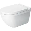 Image de Duravit Wand WC (ohne Deckel) Starck 3 54cm Tiefspüler, weiß mit WonderGliss 22250900001 unsichtbarer Befesigung