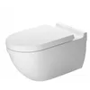 Image de Duravit Wand WC (ohne Deckel) Starck 3 620 mm, Tiefspüler, Befür versteckt, weiss mit Wondergliss Beschichtung, 22260900001