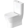 Image de Duravit Stand-WC Kombination Darling New 630 mm, Tiefspüler, ohne Spülkasten, ohne Deckel, Abg.waagr., weiss, 2138090000