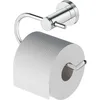 Image de Duravit D-Code Porte-Rouleau de Papier Toilette, Porte-Rouleau pour 1 Rouleau, Fixation Murale, Chrome, 165 x 165 x 99 mm