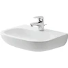 Image de Duravit Lavabo D-Code Med 45x34 cm, avec trop-plein, blanc, avec trou robinet