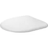Image de Duravit Architec 0069610000 Siège de Toilette Soft Close Charnières en Acier Inoxydable Blanc