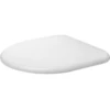 Image de Duravit Abattant WC Architec sans frein de chute, blanc, charnières inox