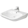 Image de Duravit Lavabo D-Code Vital 60x55,5 cm, avec trop-plein, blanc, accessible PMR