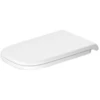 Image de Duravit Abattant WC D-Code Vital avec frein de chute, charnières ES, blanc