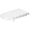 Image de Duravit WC-Siège D-Code Vital sans abaissement, charnières inox, blanc