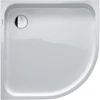Image de Duravit Receveur de douche quart de cercle D-Code 90x90x8,5 cm, blanc