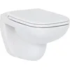 Image de Duravit CODE du WC mural d'545 mm, 1 pièce, blanc, 2535090000