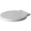 Image de Duravit Abattant WC Starck 1 m Abs, amovible, charnières métal, blanc