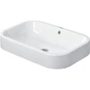 Image de Duravit Lavabo à poser Happy D.2 60x40 cm, fermé, sans trou robinet, avec trop-plein, blanc