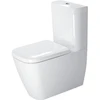 Image de Duravit WC combiné sur pied, chasse profonde Happy D.2 36,5x63 cm, 4,5 l, évac. horiz./obliq., blanc