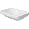 Image de Vasque Durastyle à Poser Meulee D60 Blanc Sans Trop Plein Duravit